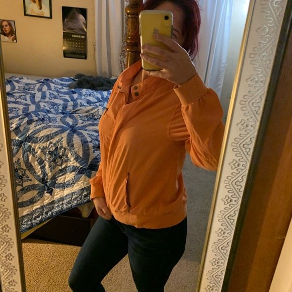Orange bomber jacket - Picture 4 of 5